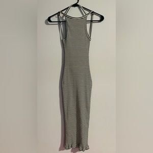 Mustard Seed stretchy low back, strap dress size small